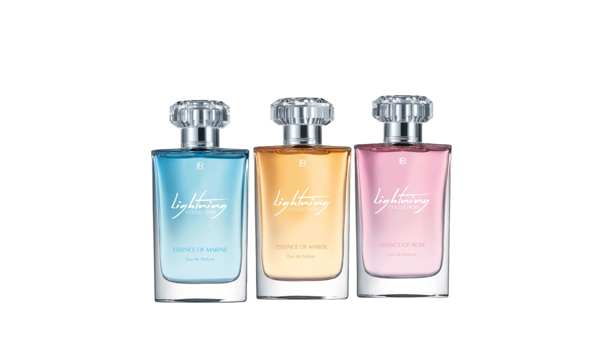 Coffret Lightning Collection Essence of : Amber, Rose & Marine